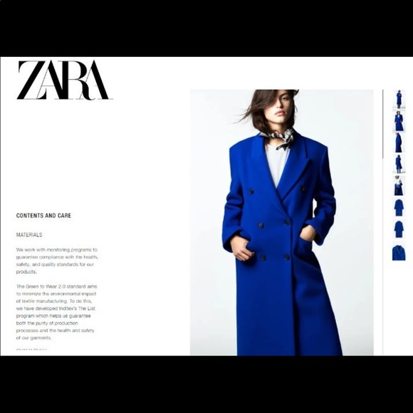 Zara Jackets & Coats Zara Wool Blend Coat Limited Edition Poshmark